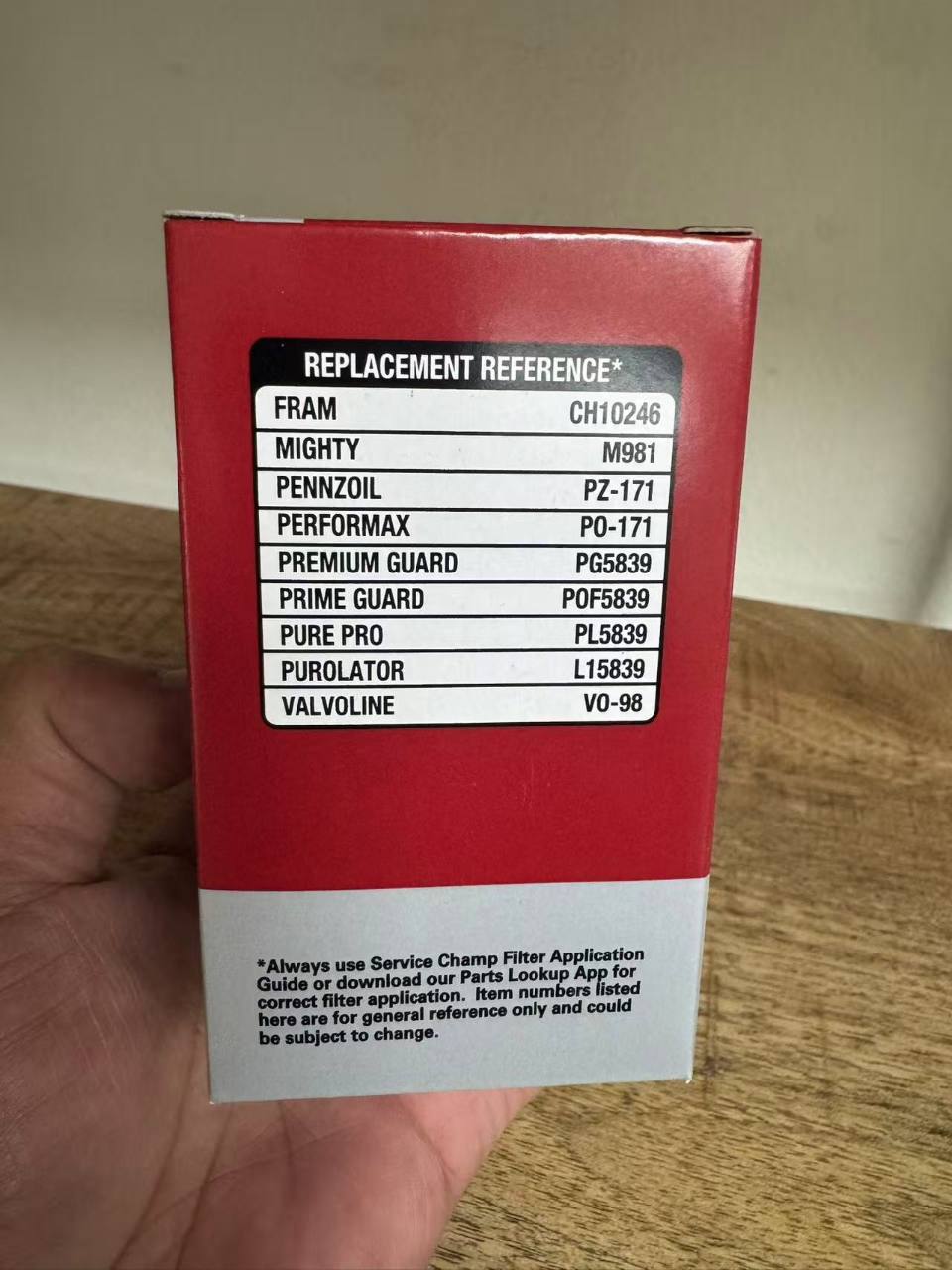 Service Champ CF5839 Cartridge Oil Filter — view 3