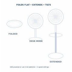 Portable Foldable Fan (My Foldaway 12") — view 2