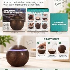 Ultrasonic Aroma Humidifier — view 2