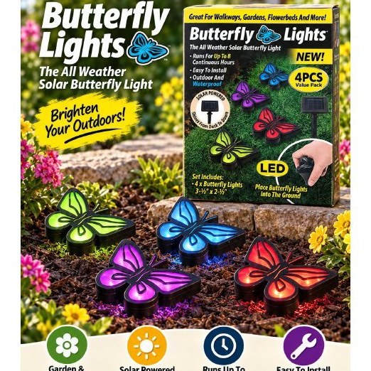 Butterfly Lights – 4 Pack