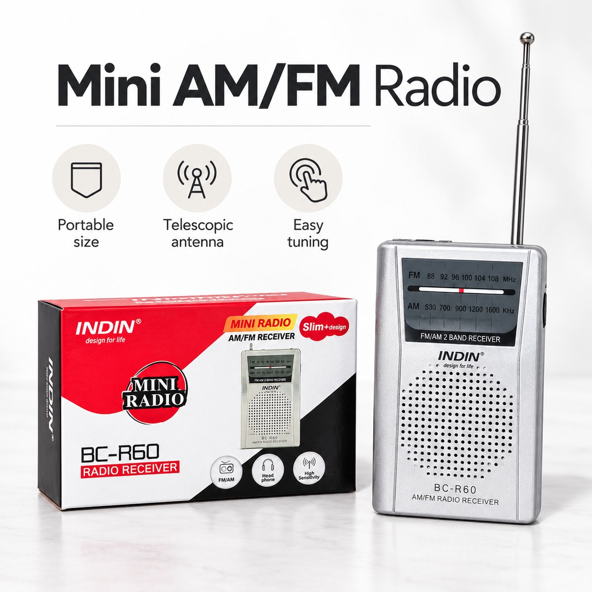 Mini AM/FM Radio