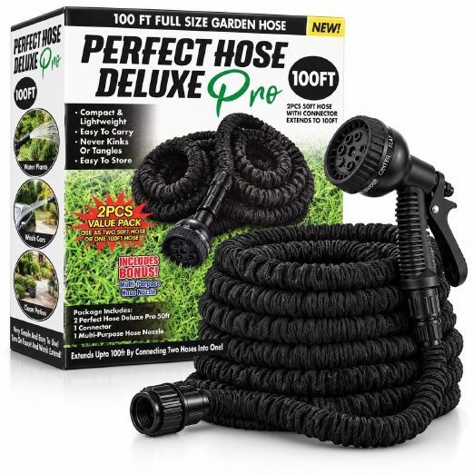 Garden Accessories – Water Hose (Perfect Hose Deluxe Pro 100ft)