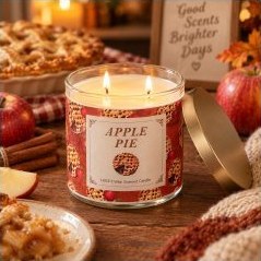 Apple Pie Candle (14oz 3-wick) — view 2