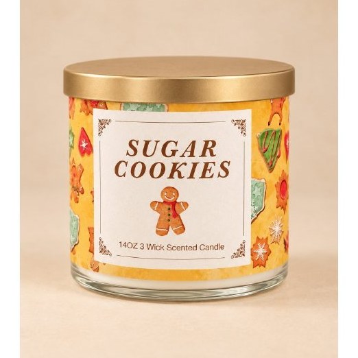 Sugar Cookies Candle (14oz 3-wick)