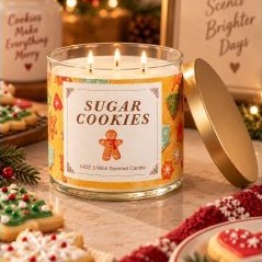 Sugar Cookies Candle (14oz 3-wick) — view 2