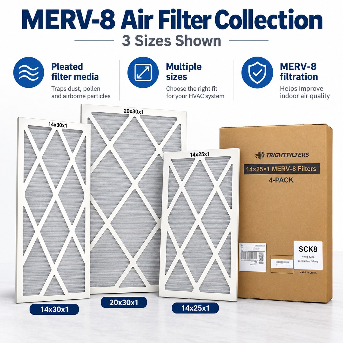 MERV-8 Air Filter Collection